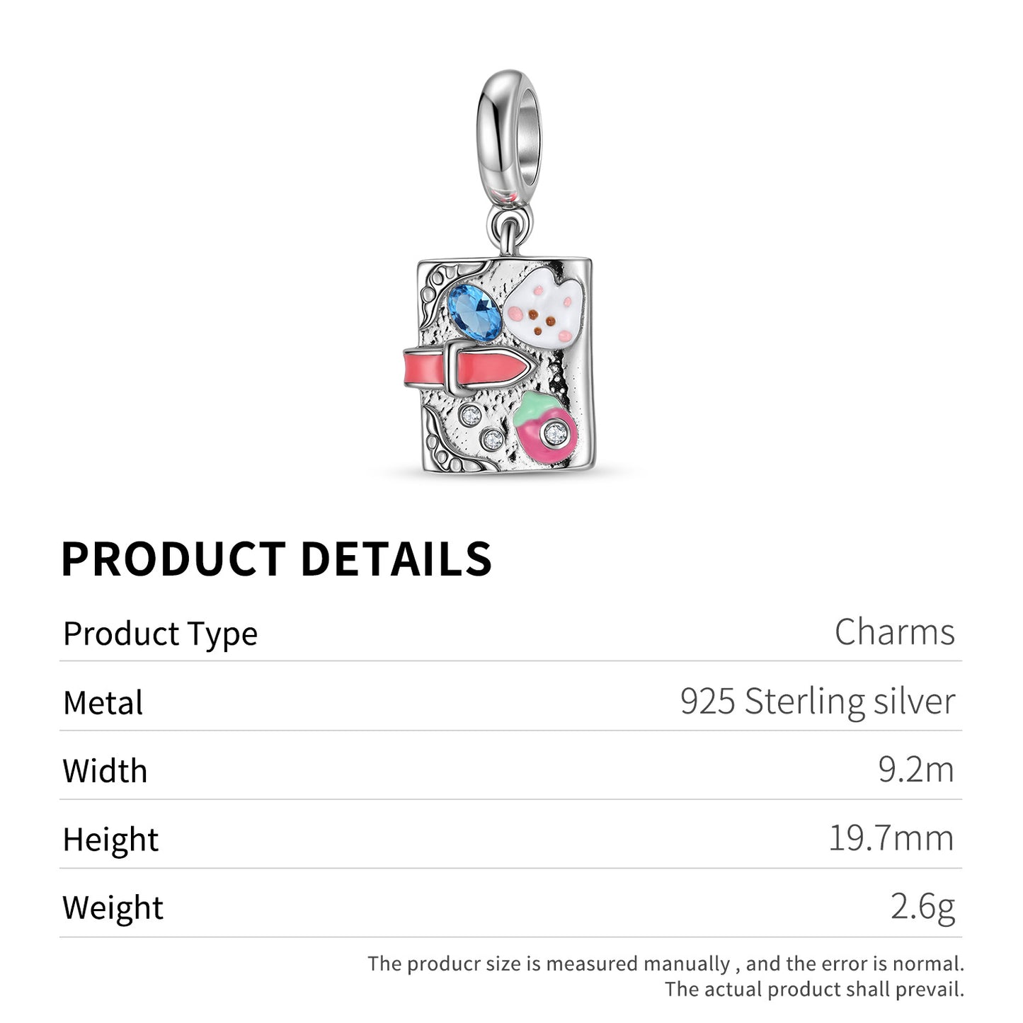 Planderful Jewelry Sterling Silver Zircon Pendant