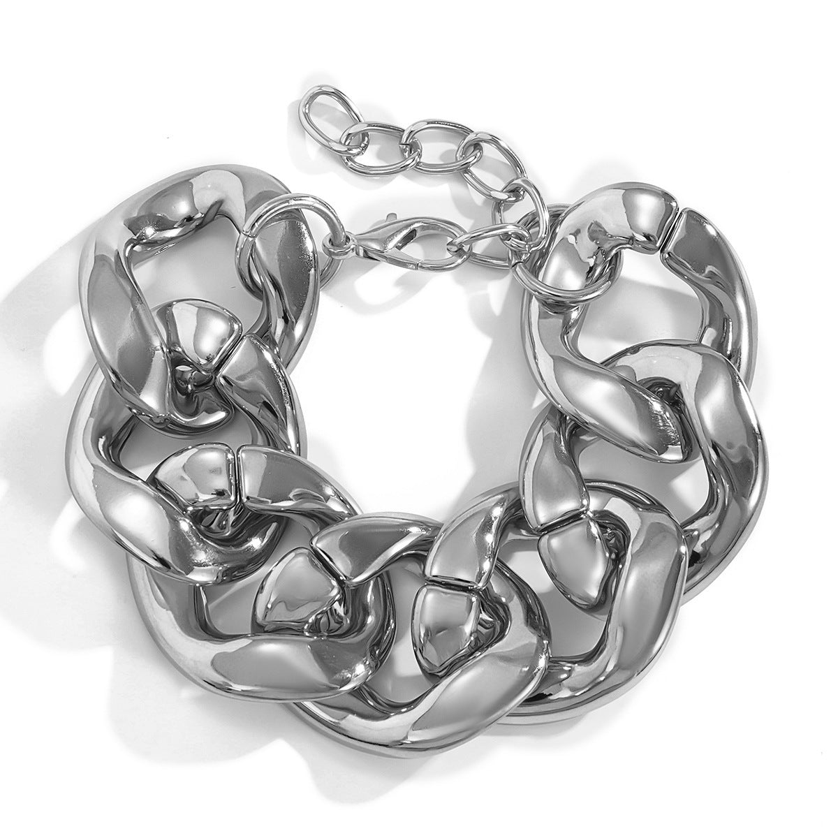 Planderful Vienna Verve Personalized Hip Hop Retro Geometric Chain Bracelet For Women Now
