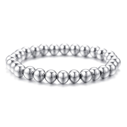 Stainless Steel Bead Bracelet Fashion Titanium Steel Jewelry