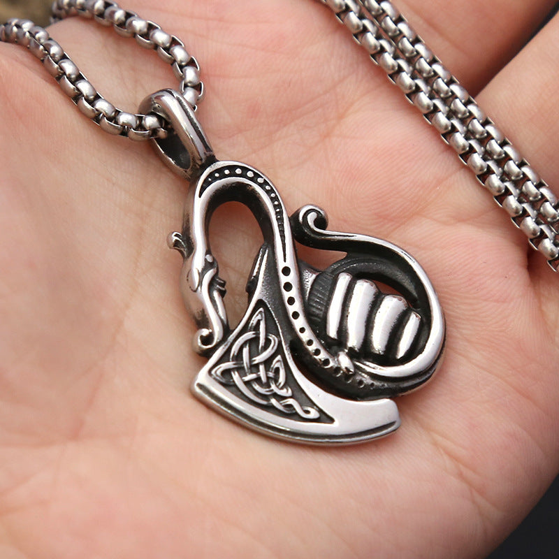 Foreign Trade Stainless Steel Punk Pendant for Men