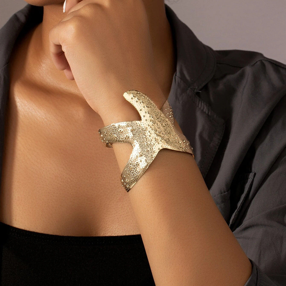 Dreamy Starfish Wish Bracelet with European Touch