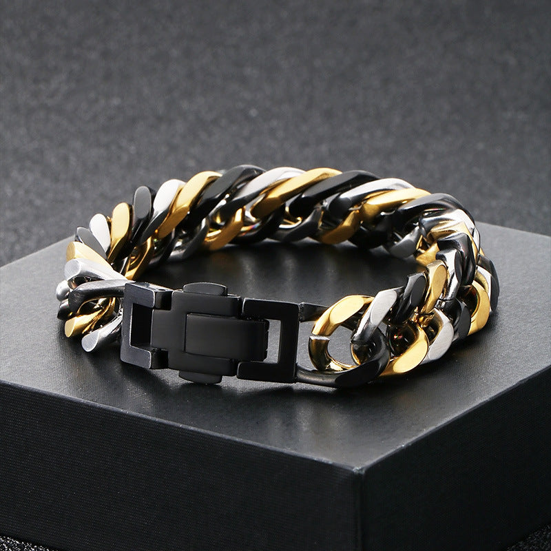 Mens Bracelet Planderful Genie Korean Mix Color Woven