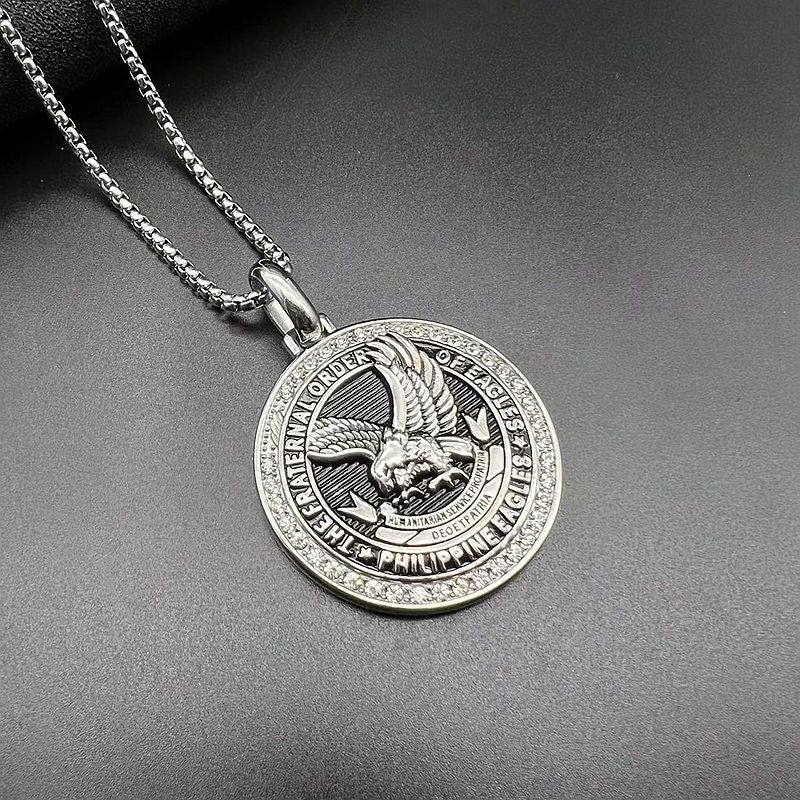 Stainless Steel Eagle Pendant Necklace Durable Everyday Genie By Planderful For Global Travelers