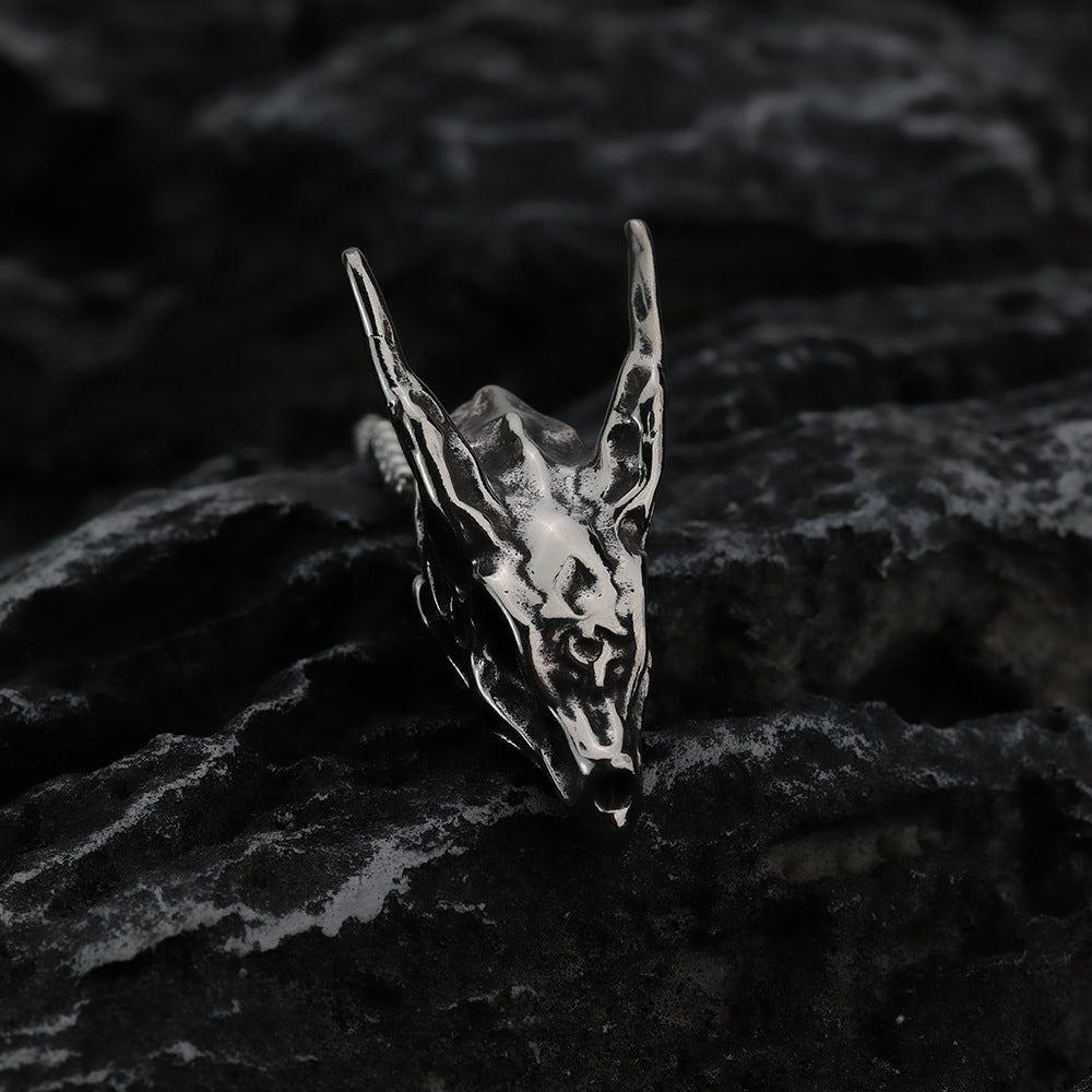 Hip-hop European And American Neckwear Skull Dragon Pendant