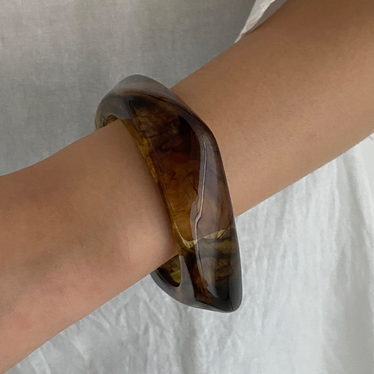 Planderful Metal Alloy Bracelet Vienna Verve Unisex Retro Punk Style With Spring Buckle