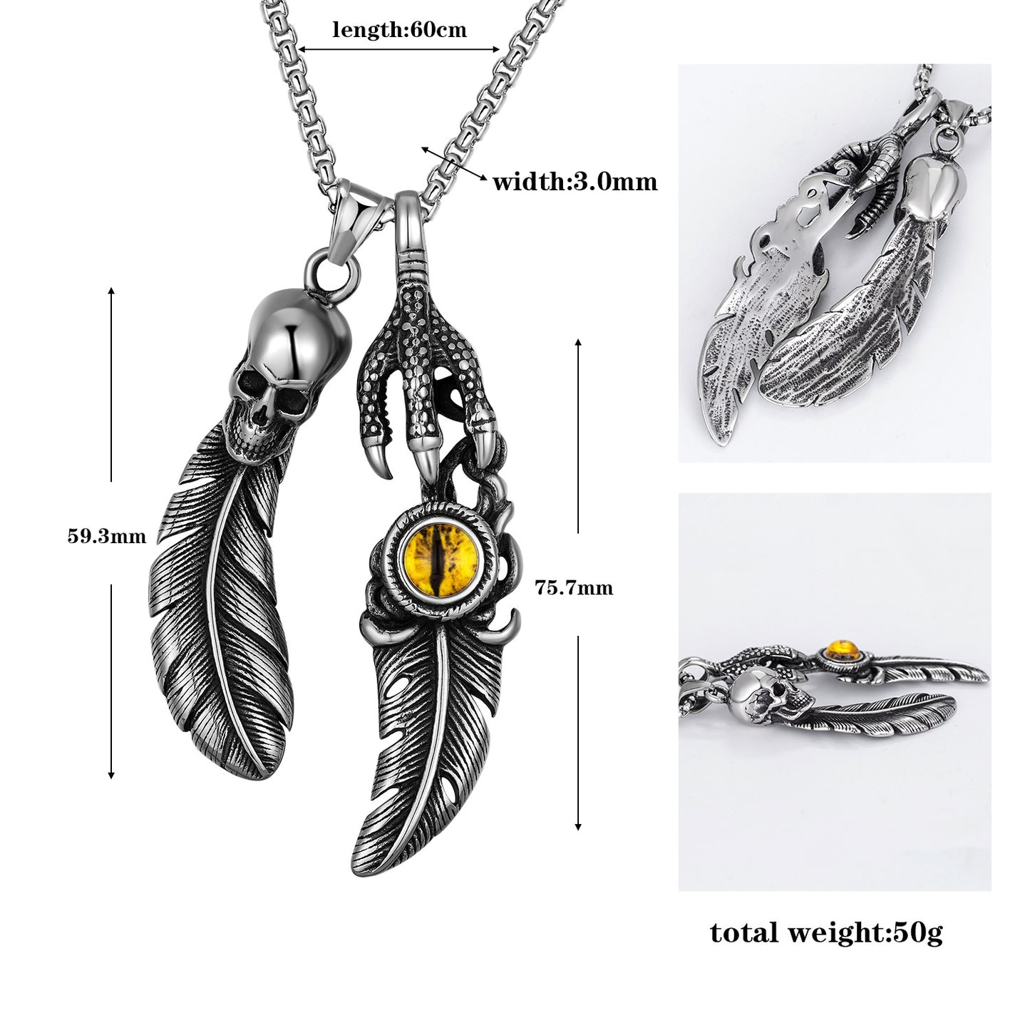 Steel Necklace – Vintage Hip Hop