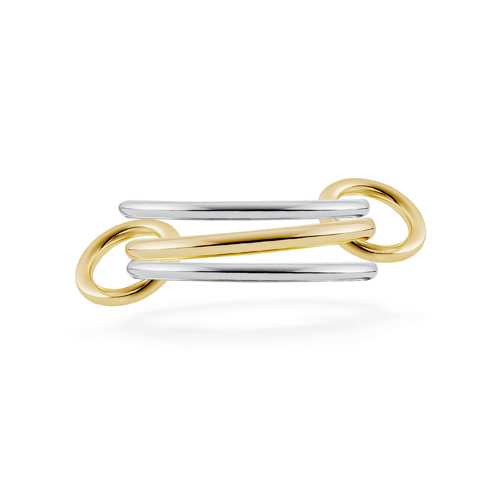 Planderful Stacking Ring Three Layer Titanium Steel For Women High End Fashion Jewelry