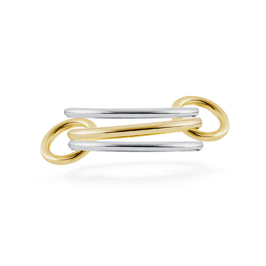 Planderful Everyday Genie Three Ring Stacking Ring Stainless Steel For Women Unisex Statement Jewelry