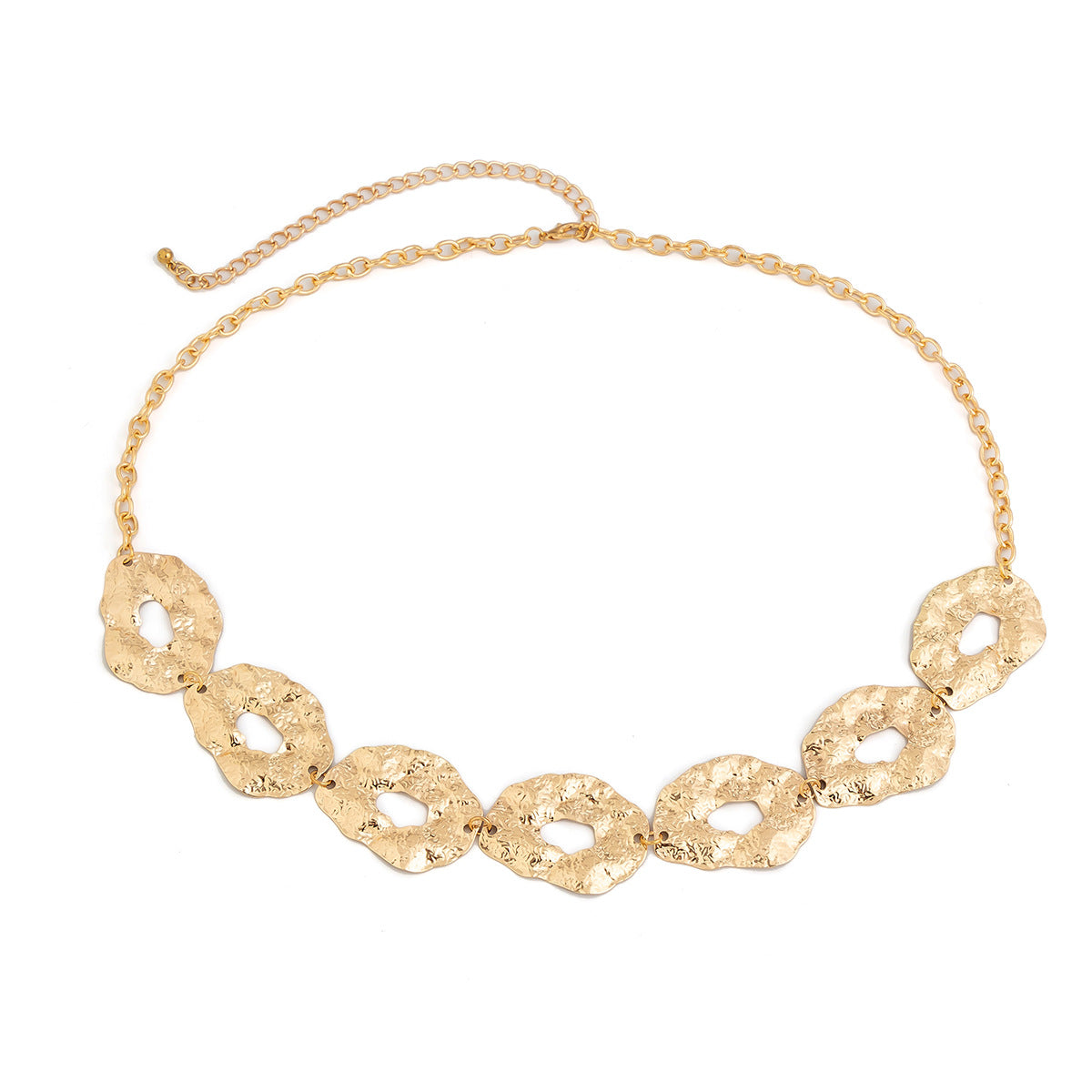 Retro Body Chain Jewelry with Irregular Metal Design for Women