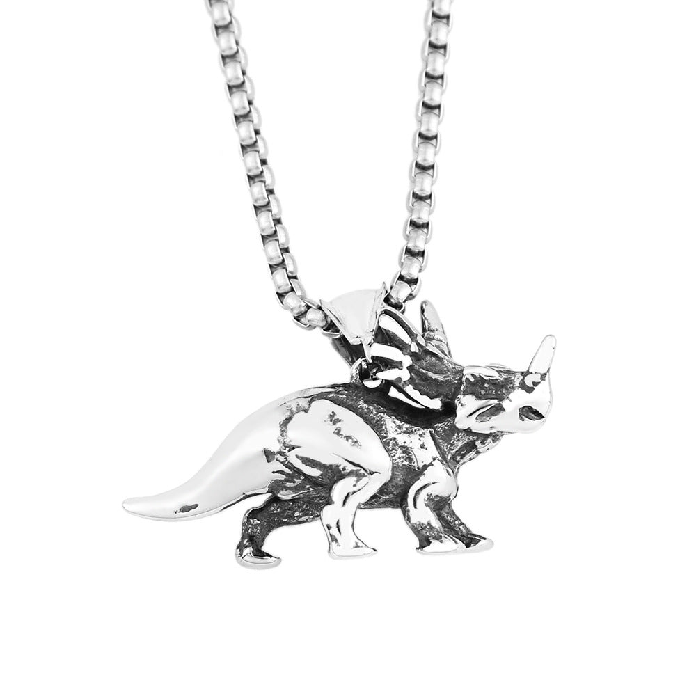 AliExpress Explosive Jewelry Stainless Steel Rhino Pendant