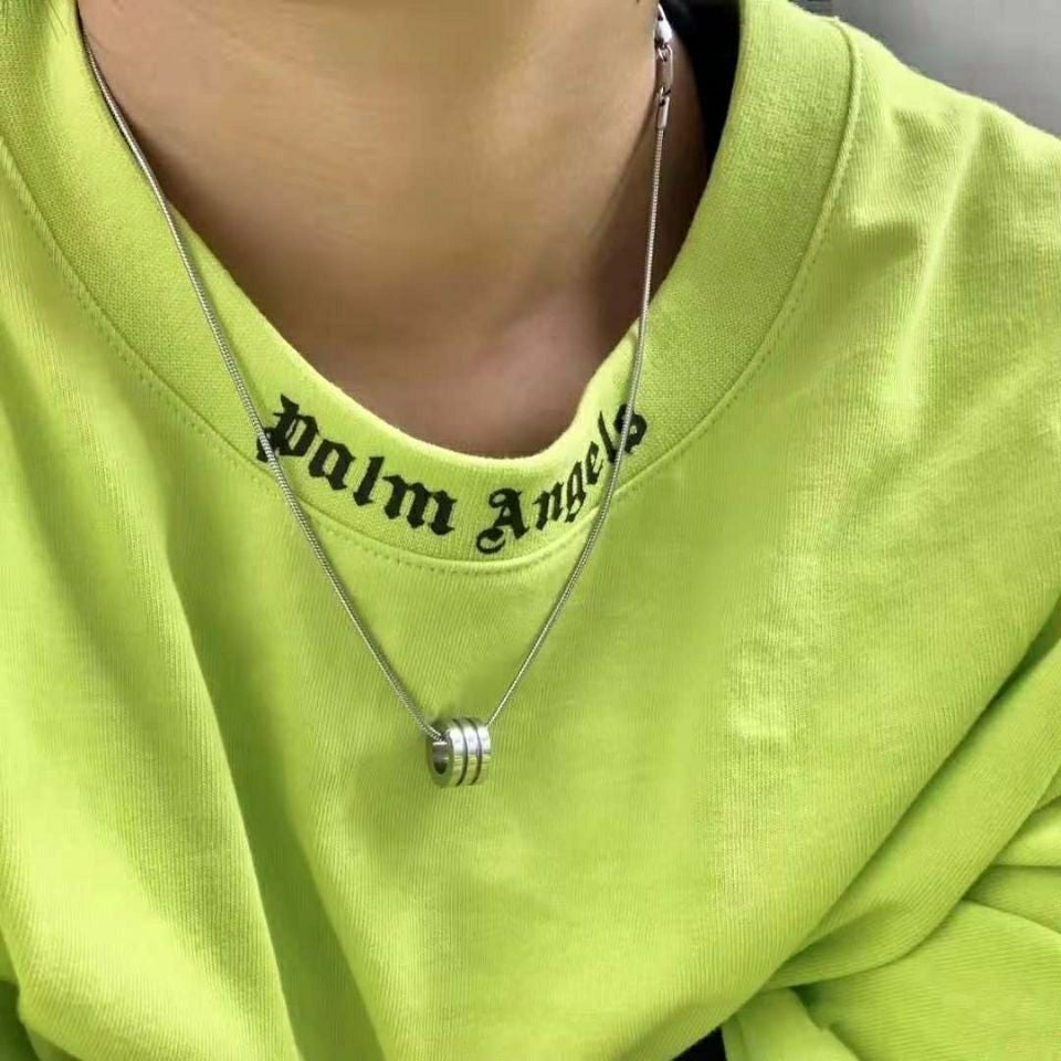 Planderful Jewelry Mens Stainless Steel Necklace Minimalist Collarbone Chain Everyday Wear Gift