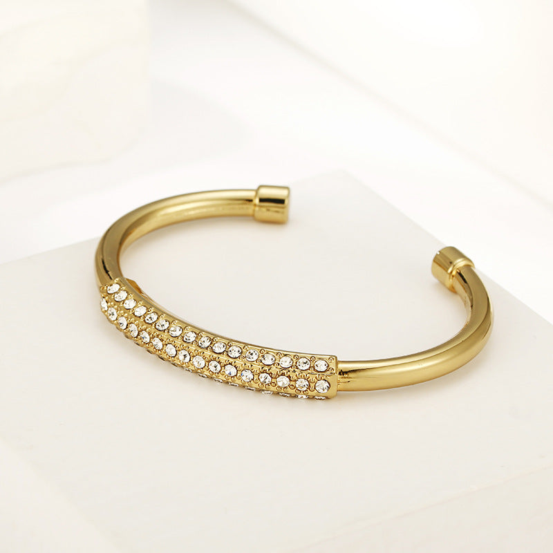Starry Night Gold Bracelet - Elegant Zinc Alloy Jewelry from Prominent Manufacturers