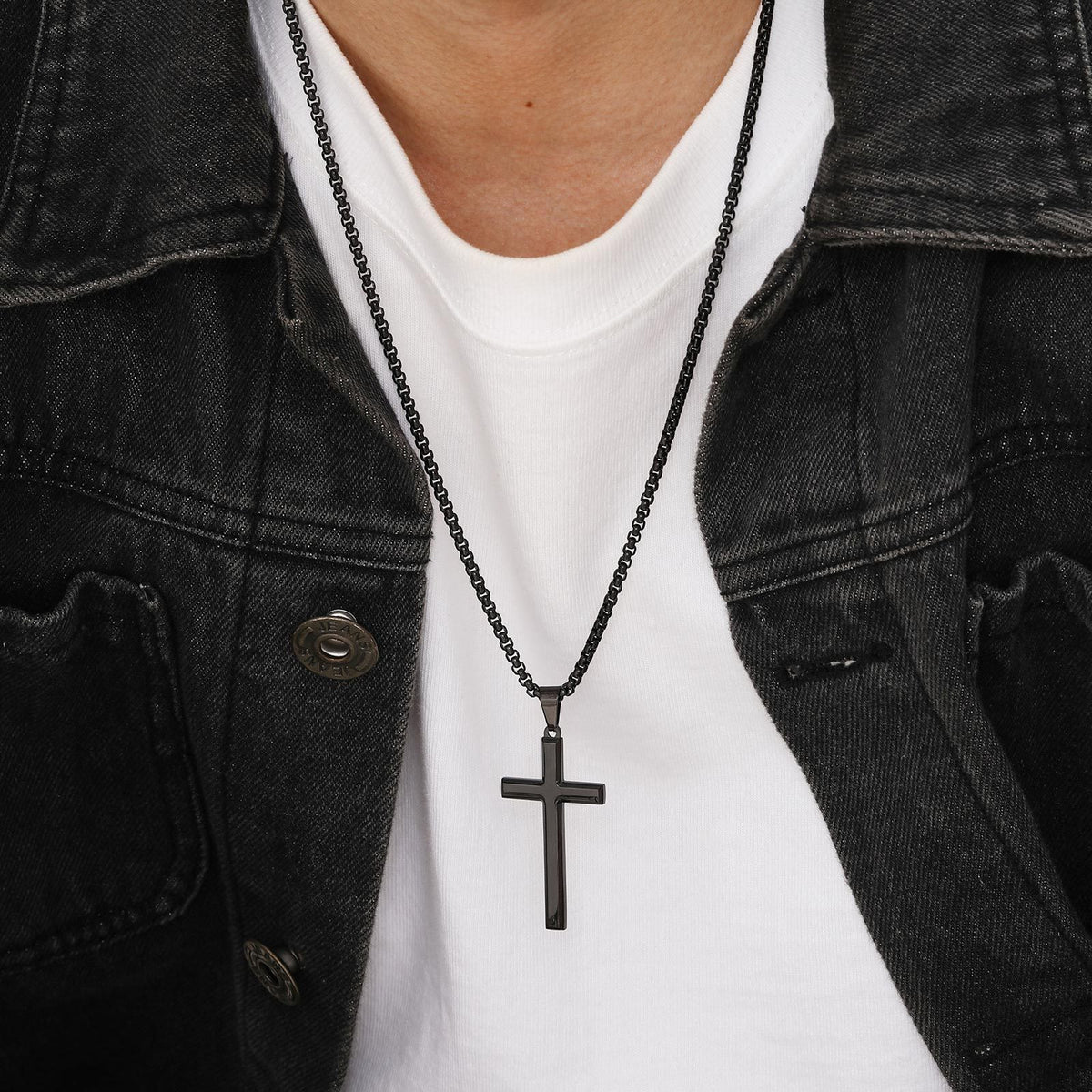 Cross Stainless Steel Necklace for Men