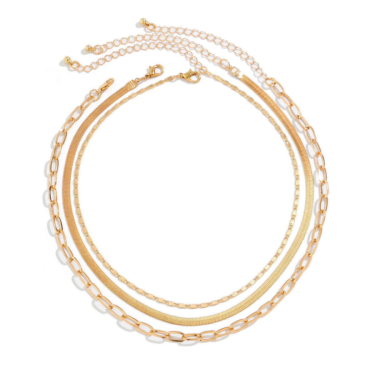 Multi-layered Heart Necklace with Diamond Inlay - Vienna Verve Collection