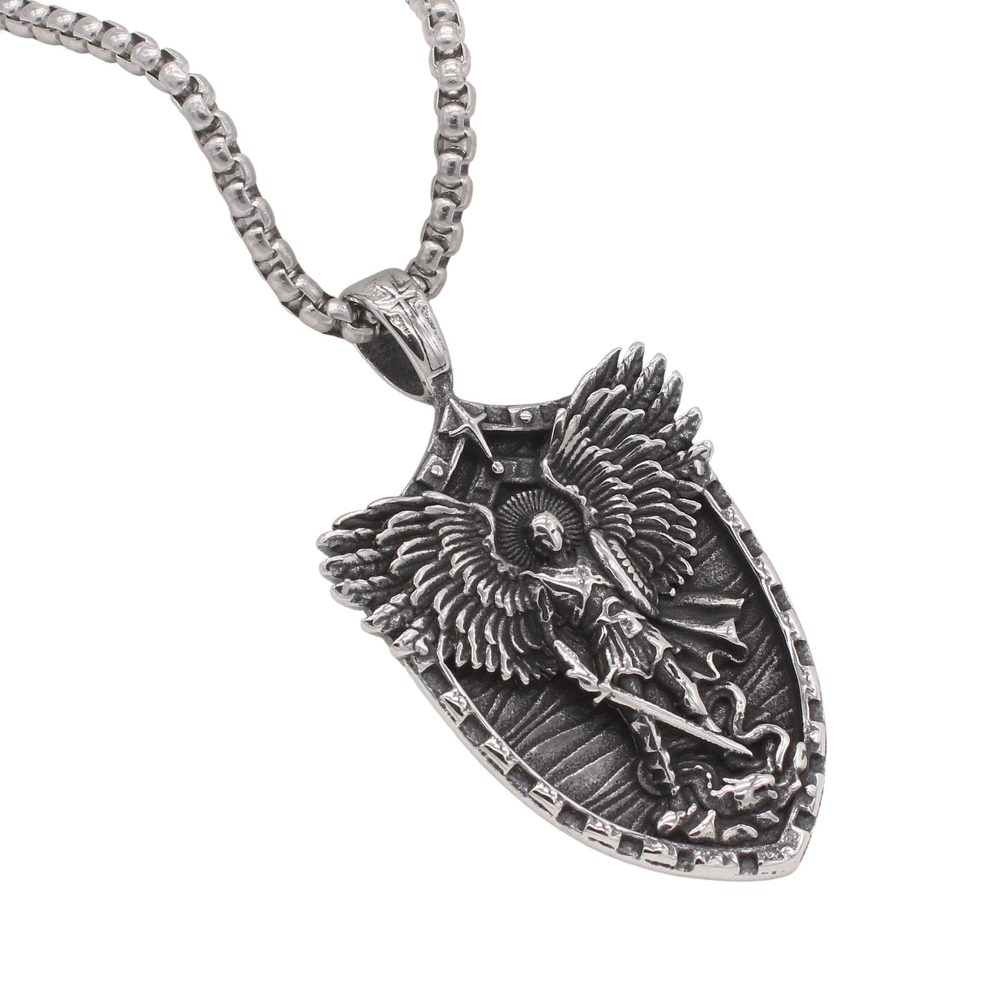 Planderful Jewelry Angel Wings Pendant For Men