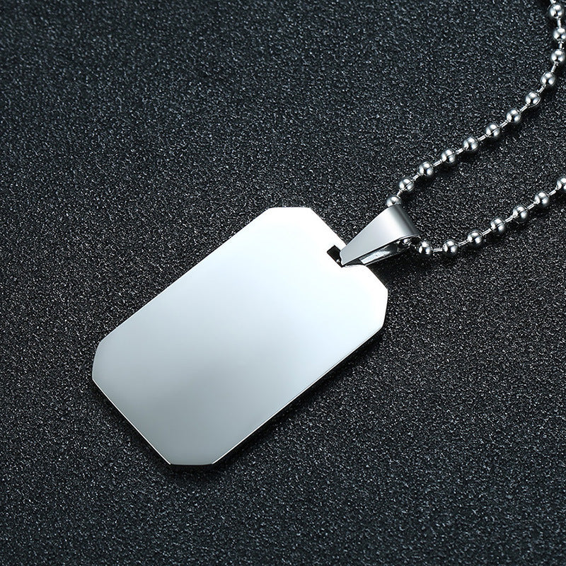 Stainless Steel Jewelry Personalized Military Pendants for Men