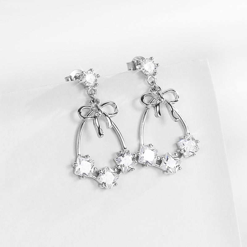 Korean 925 Sterling Silver Earrings