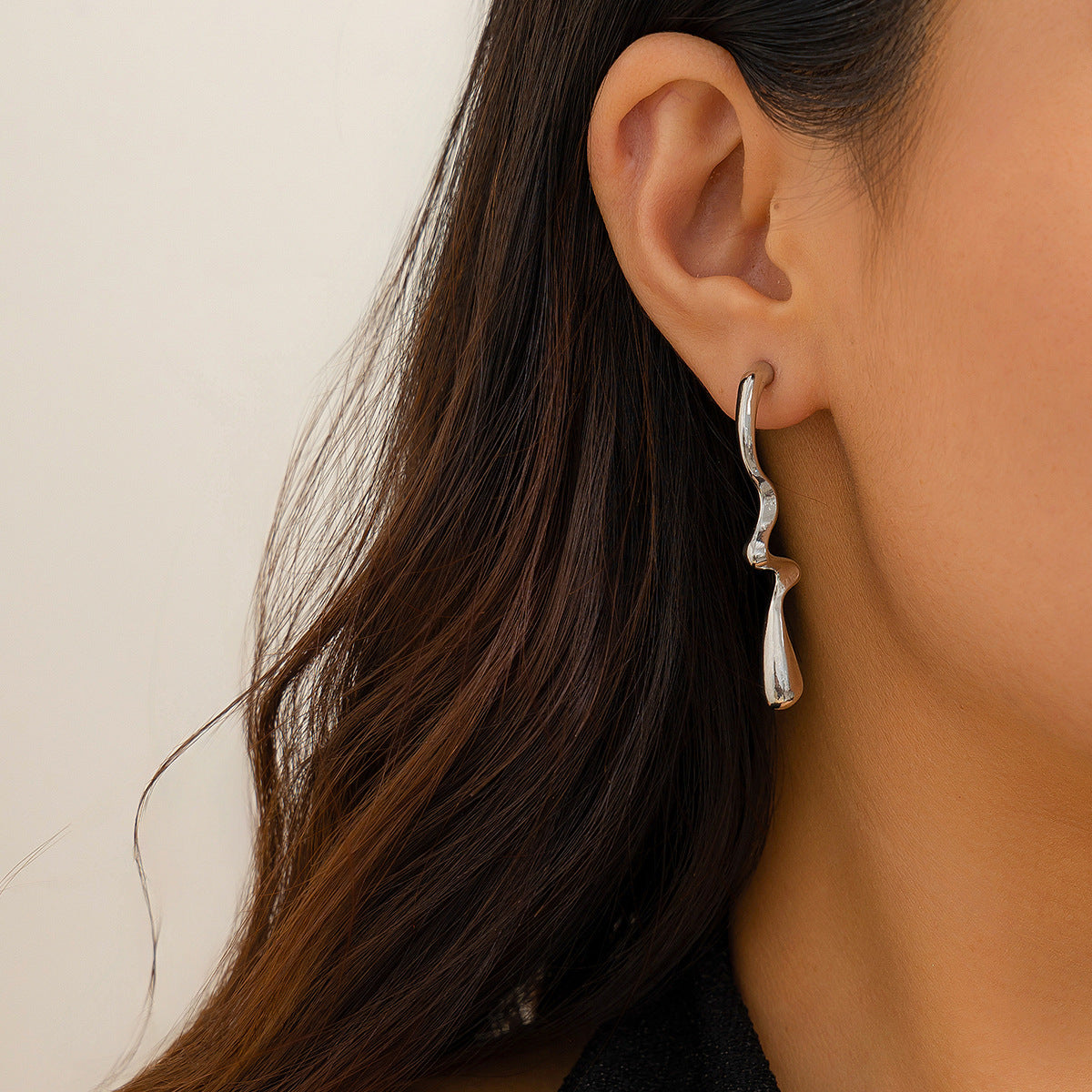 Geometric Earrings Lava Wind Irregular Drops Chic Statement Jewelry For Women Planderful