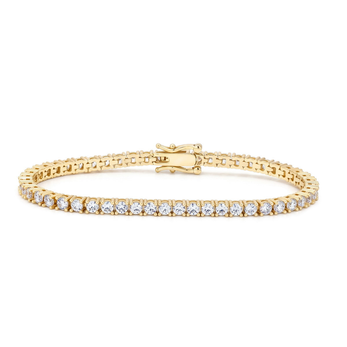 Copper Zircon Tennis Pavé Bracelet