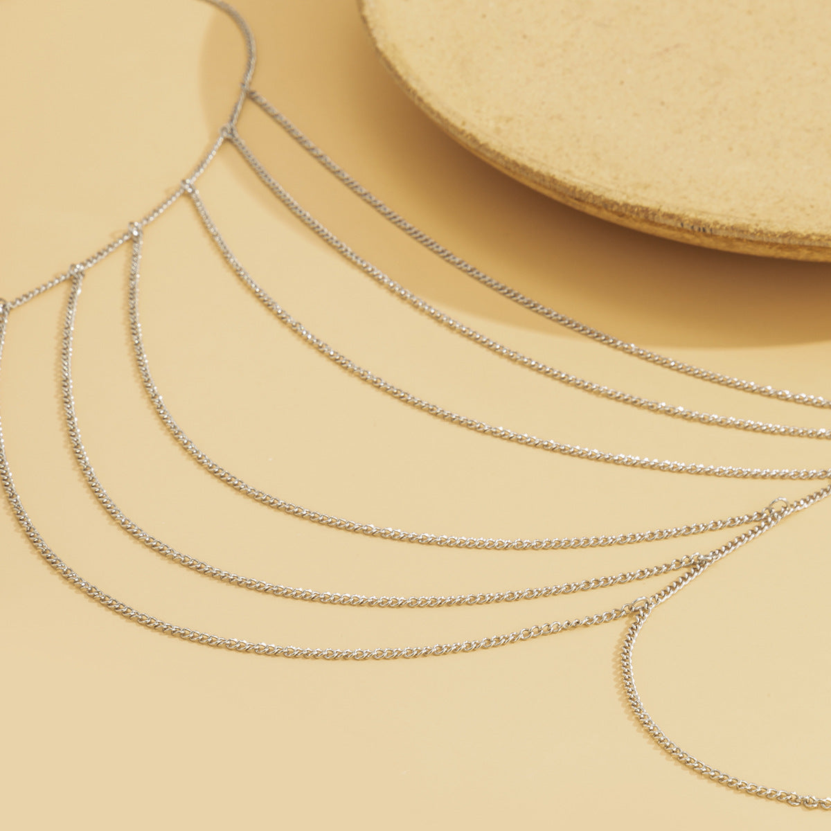 European and American Inspired Jewelry with Vintage Charm and Trendy Style, Tassel Metal Body Chain, Sweet and Edgy Chain Accessories for Women