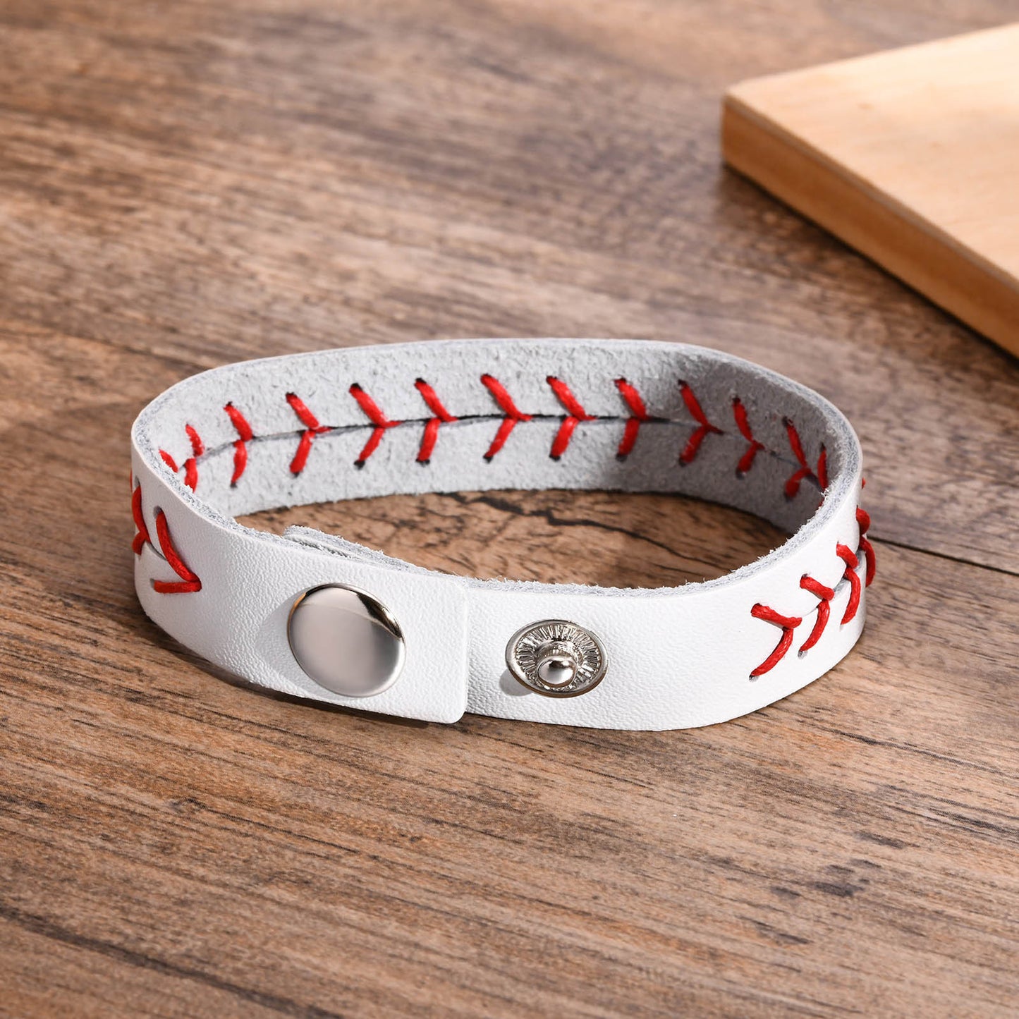 Stainless Steel Men's Fashion Trend Curved Stitched ZP Bracelet Black