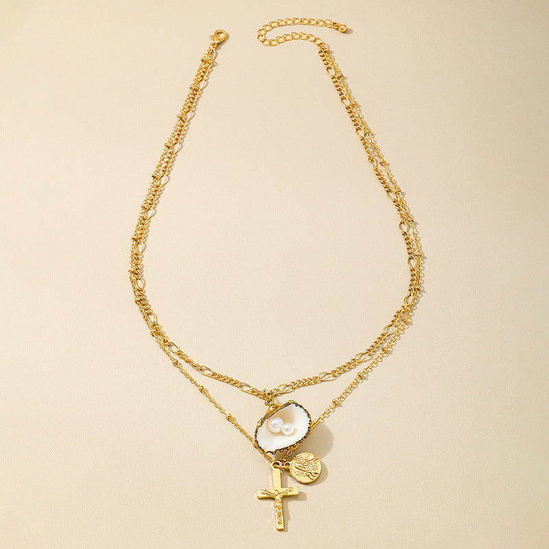 Planderful Vienna Verve Necklace – Fashionable Personalized Ocean Stacked Design