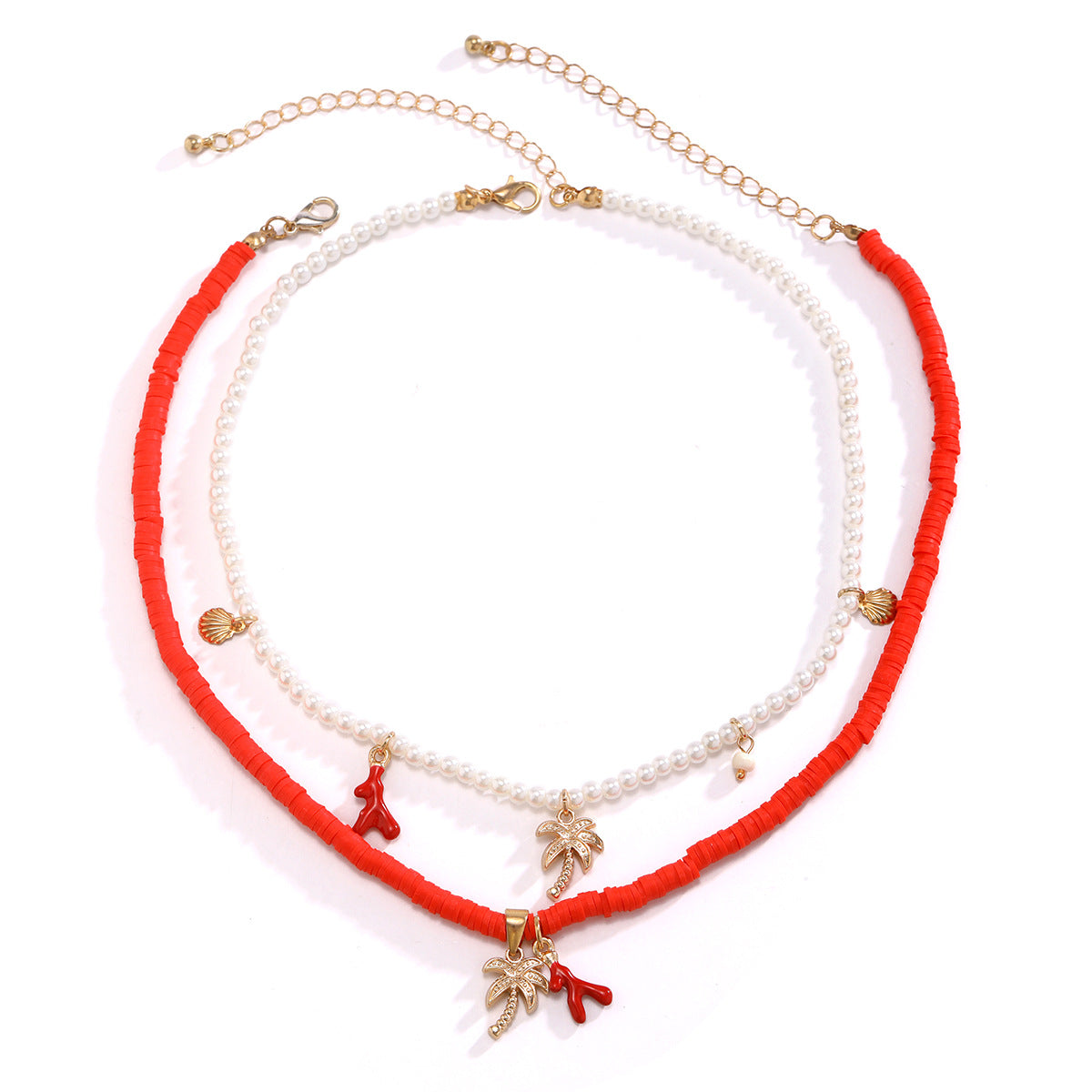 Ocean Breeze Multi-layer Starfish Shell Necklace