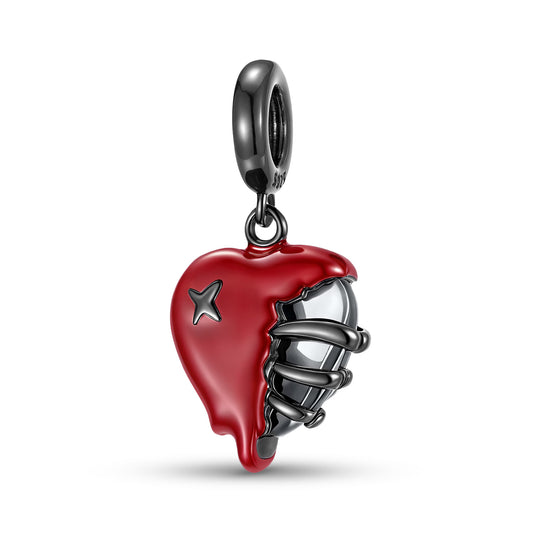 Planderful Jewelry Sterling Silver Heart Necklace Pendant S925 Skull Design Elegant Gift For Women Everywhere