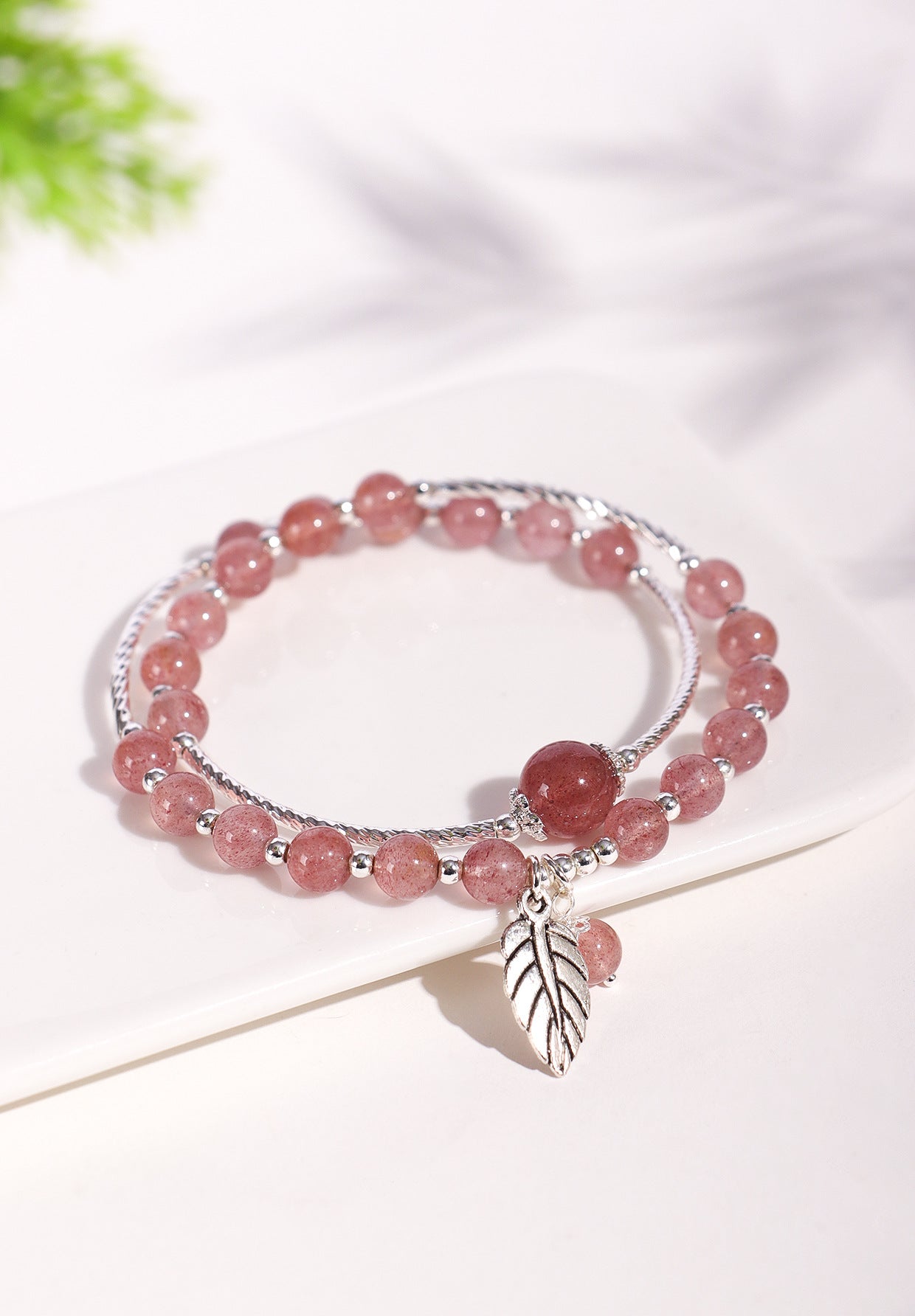 Planderful Fortune's Favor Bracelet – Stunning Pink Crystal Design