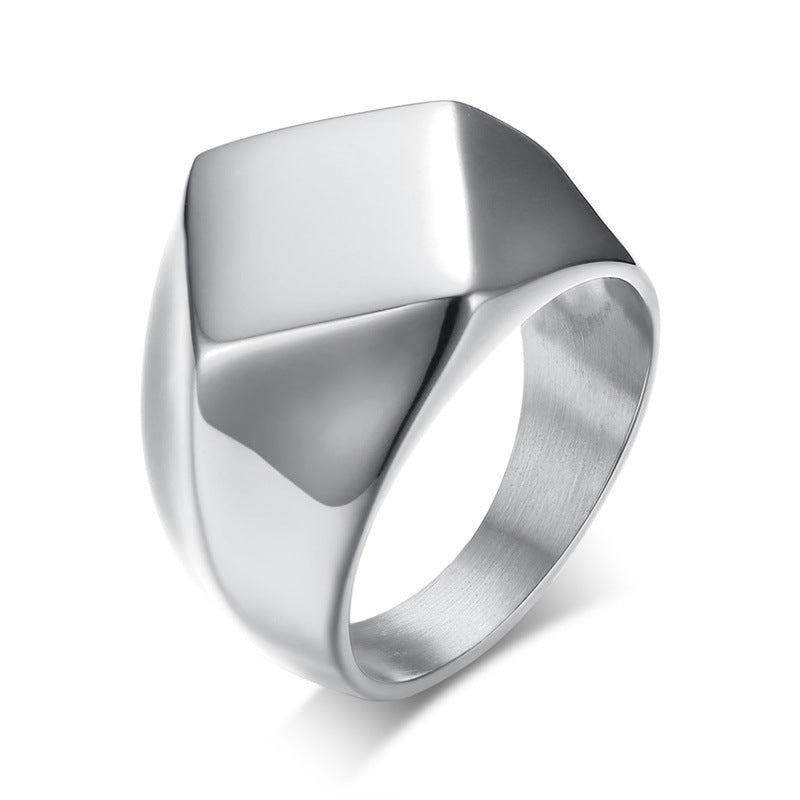 European And American Popular Jewelry Wholesale Titanium Steel Ring