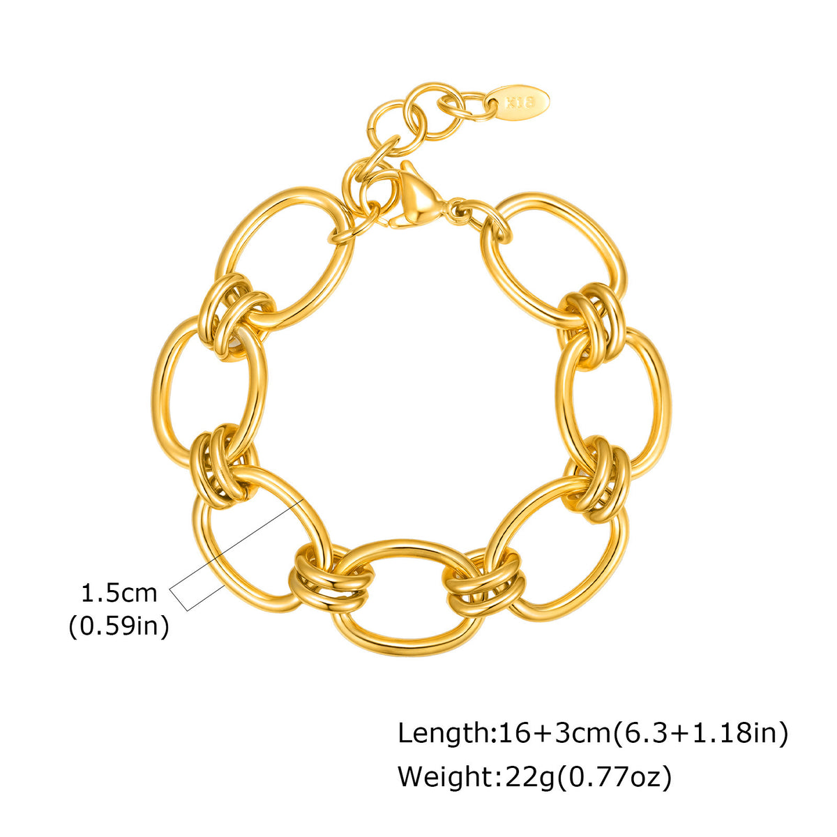 Hip-Hop Stainless Steel Bracelet Collection