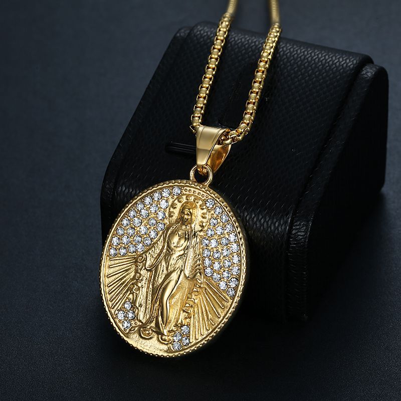 Punk Hip-Hop Stainless Steel Pendant Necklace