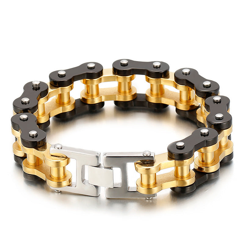 Hip-Hop Style Titanium Steel Bracelet for Men - Urban Genie Collection