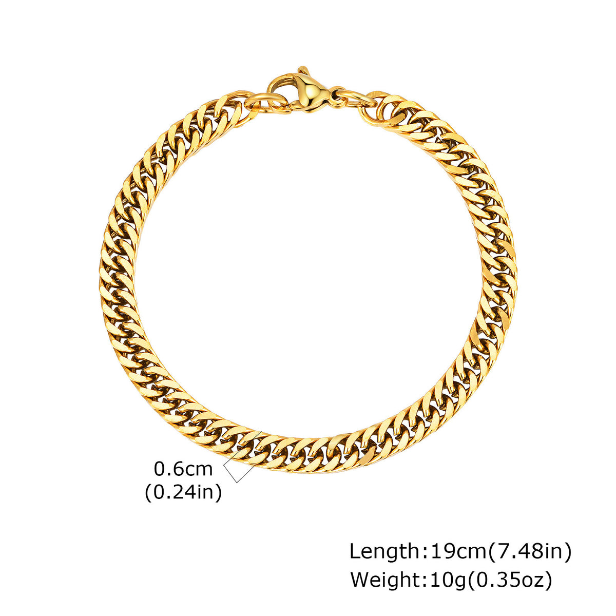 Braided Stainless Steel Bracelet Unisex