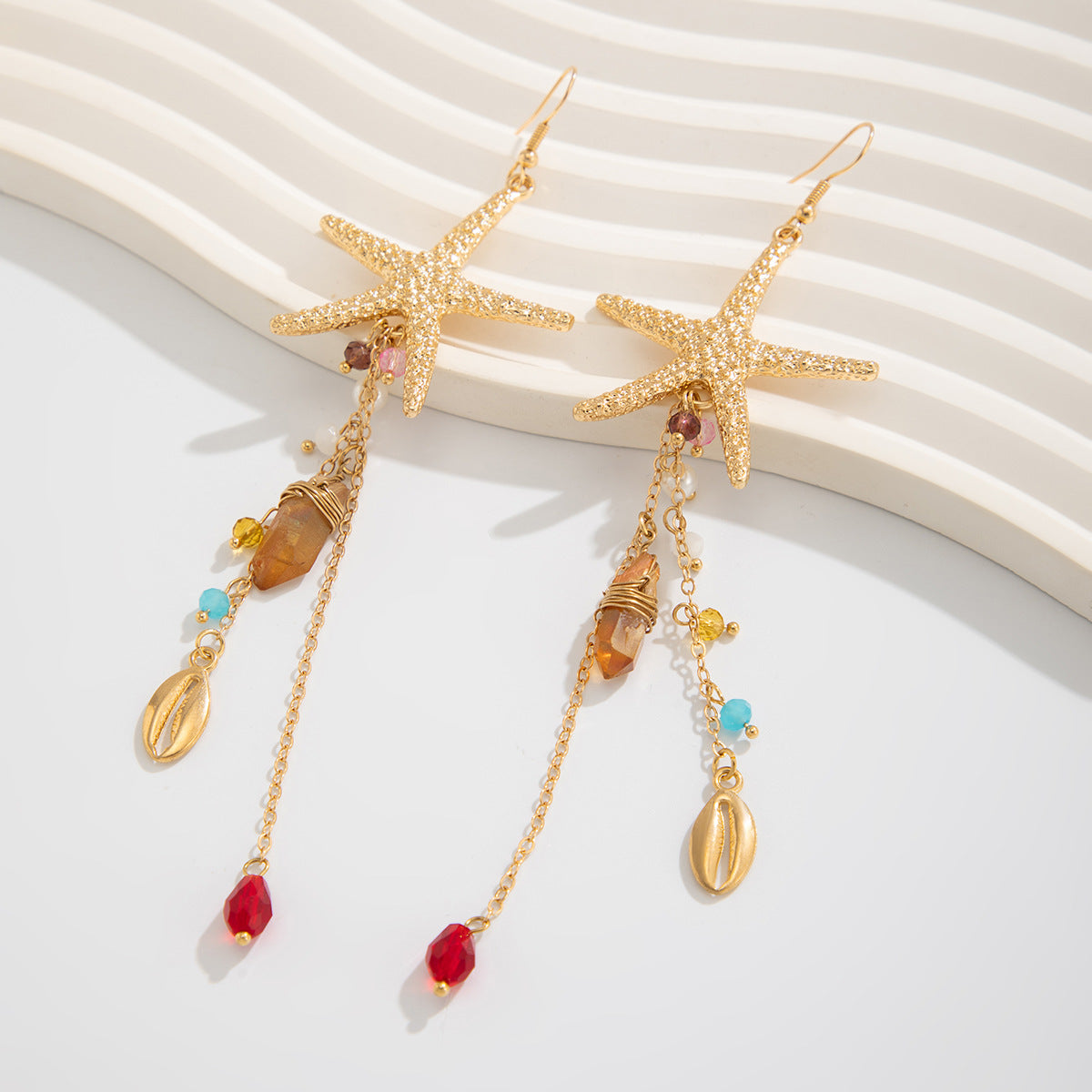 Planderful Vienna Verve Earrings – Pastoral Beach-Inspired Design