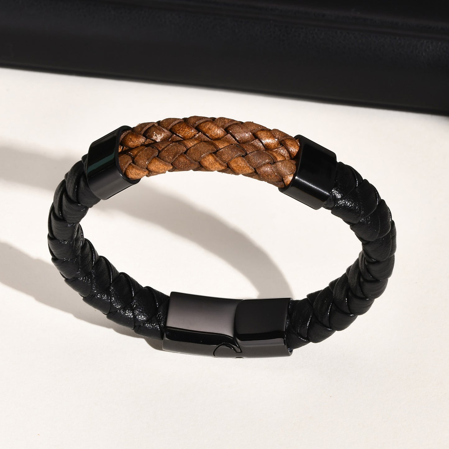 Cross-Border Jewelry Wholesale Black ZP Bracelet for Men