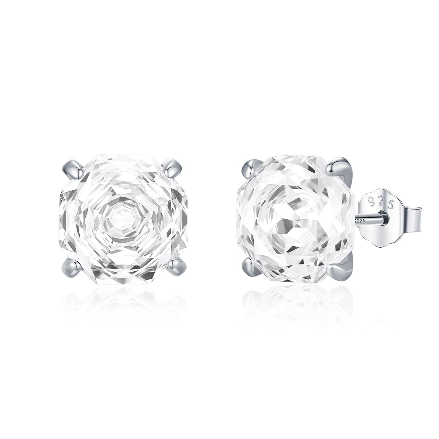 Planderful Everyday Genie Earrings – Elegant Zircon Rose Cut Design