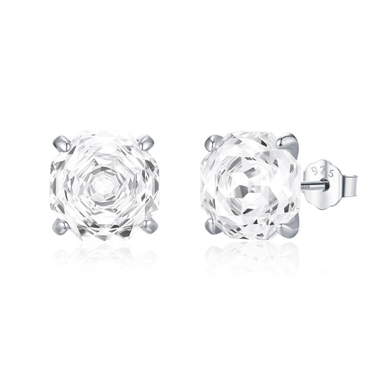 Planderful Everyday Genie Earrings – Elegant Zircon Rose Cut Design