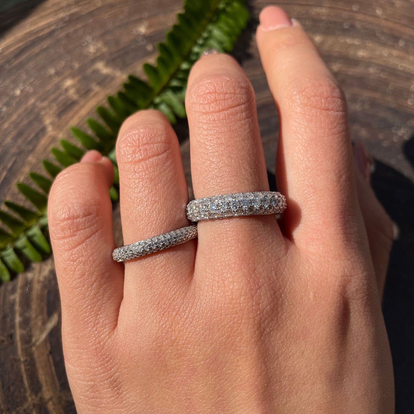 Cross-Border Independent Station Hot Sale Couple S925 Silver Ring