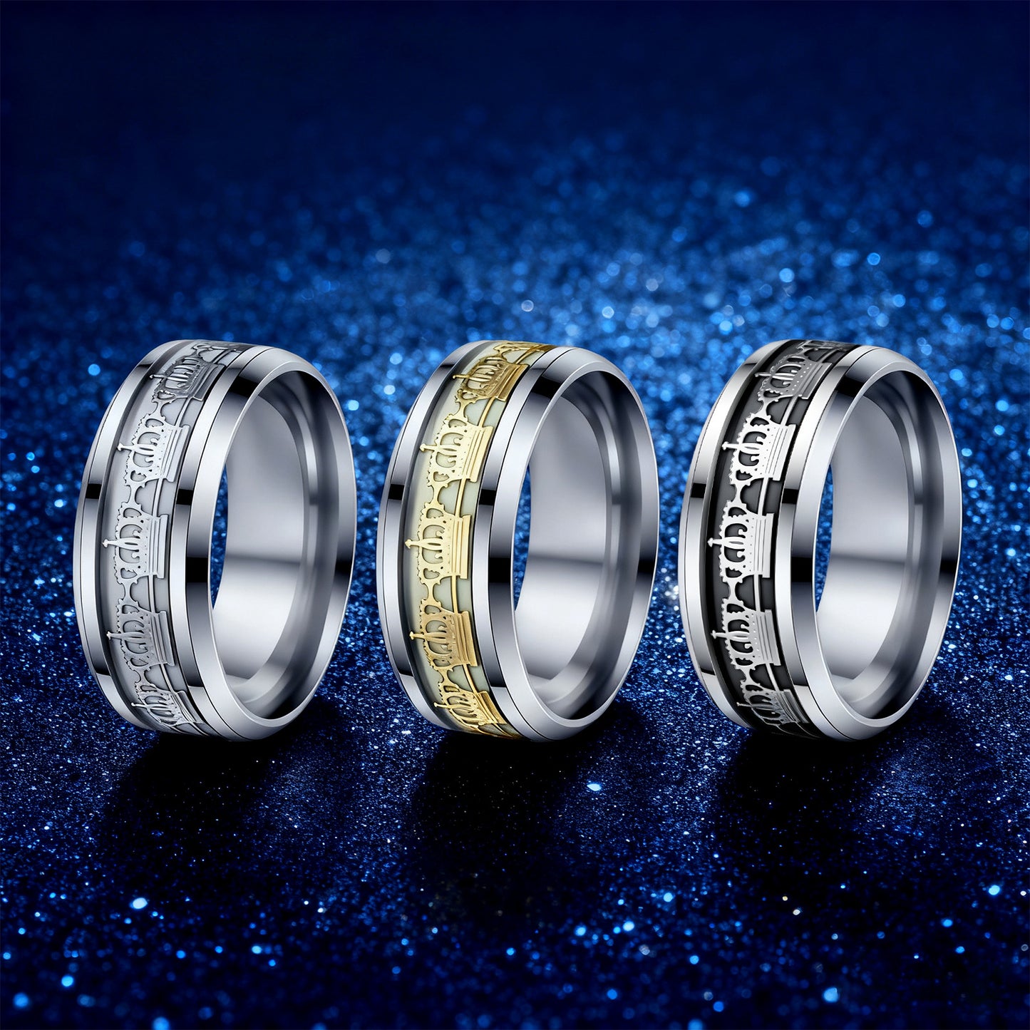 Planderful Stainless Steel Ring For Men And Women Durable Everyday Wear Unisex Retro European American Style