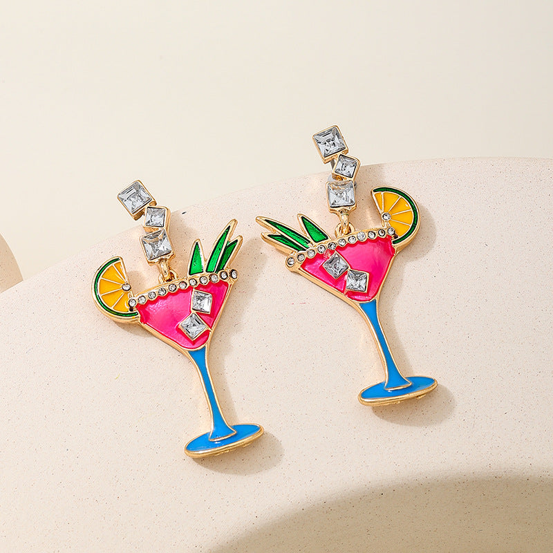 Planderful Vienna Verve Earrings – Colorful Fruit-Inspired Design