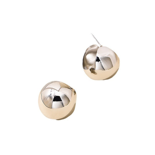 Elegant Metal Geometric Earrings from Vienna Verve Collection