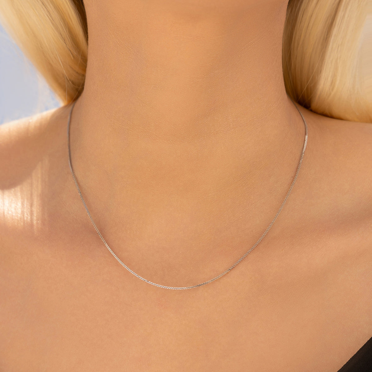 925 Sterling Silver Pendant-Free Chain Necklace