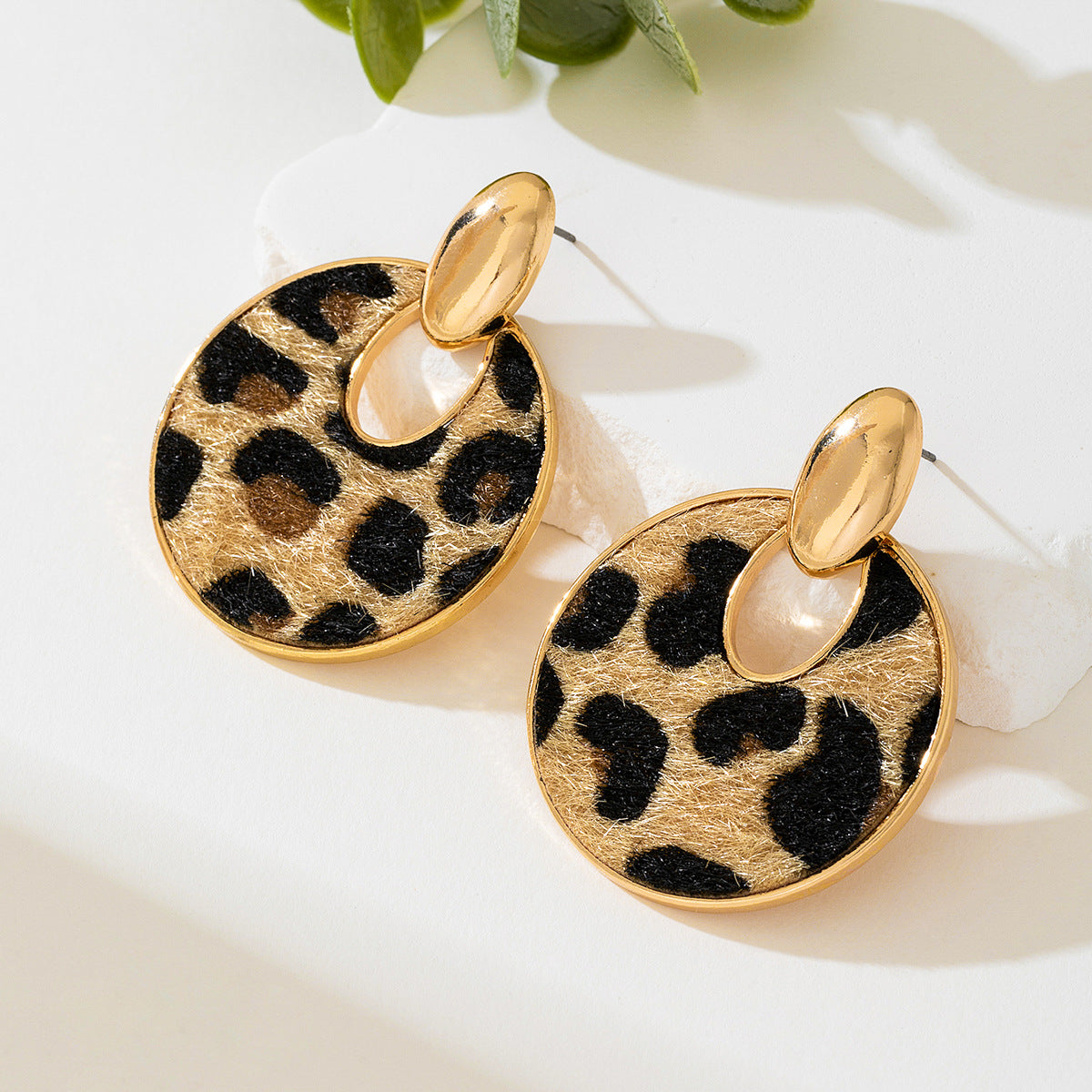 Planderful Vienna Verve Earrings – Trendy Leopard Print Design