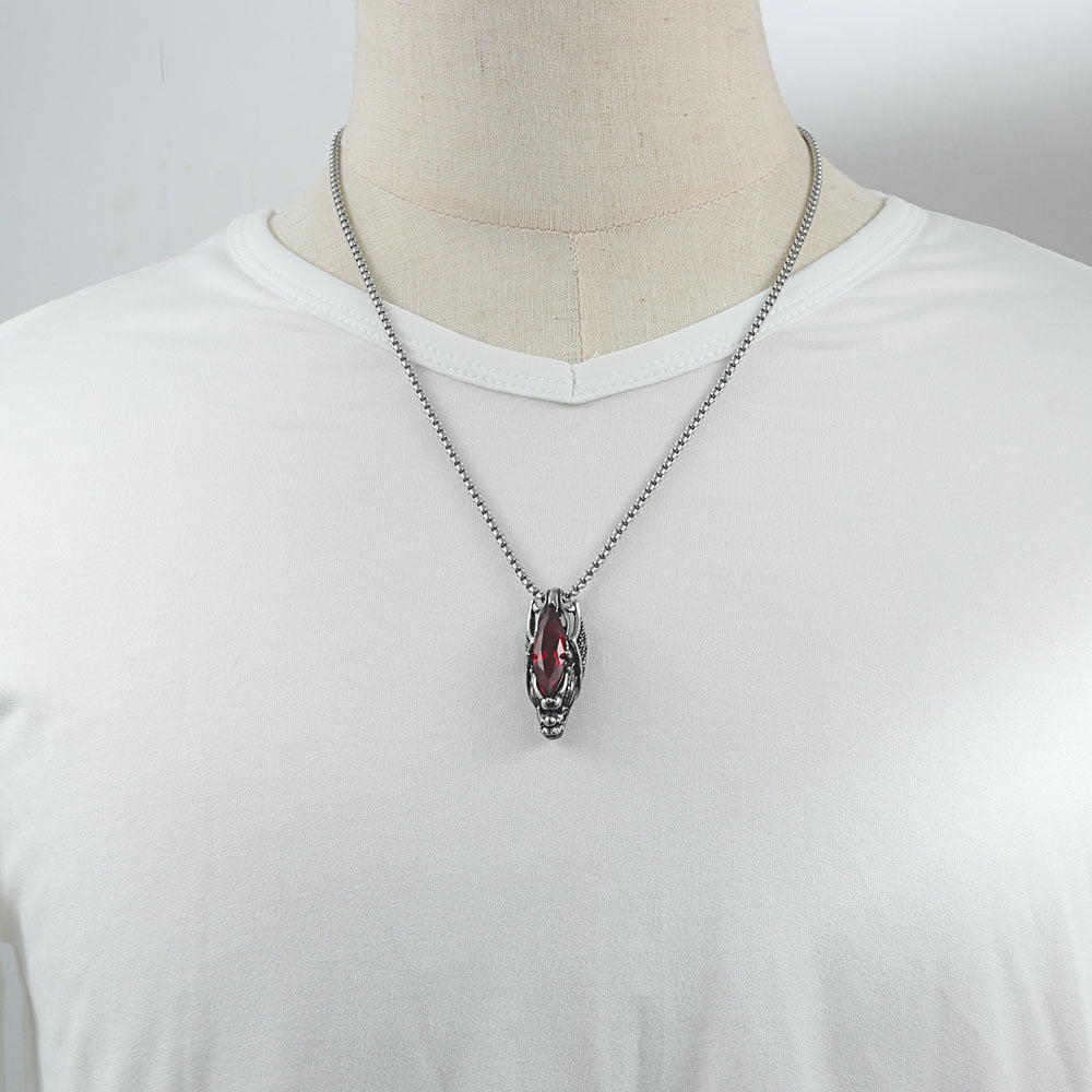 European And American Stainless Steel Dragon Pendant For Men