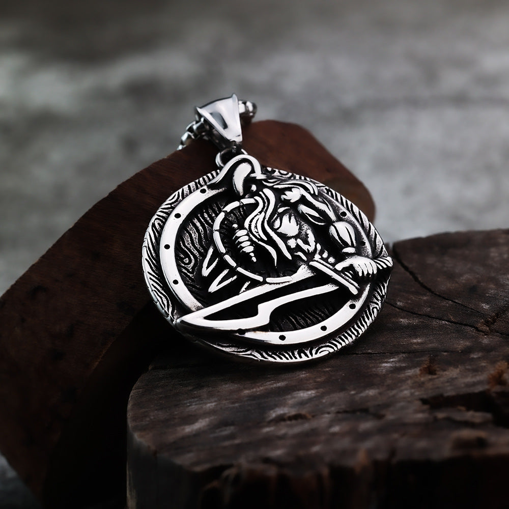 Personalized Retro Spartan Warrior Punk Men's Pendant Jewelry