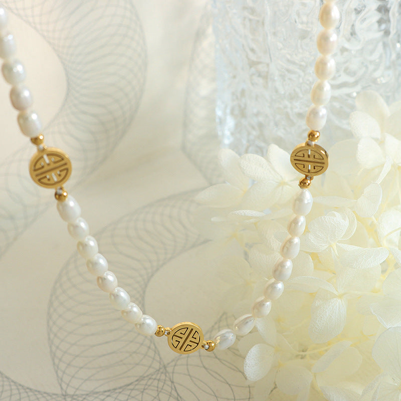Elegant Blessing Freshwater Pearl Necklace
