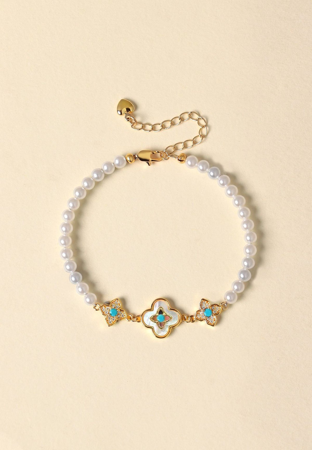 Agate Pearl Bracelet