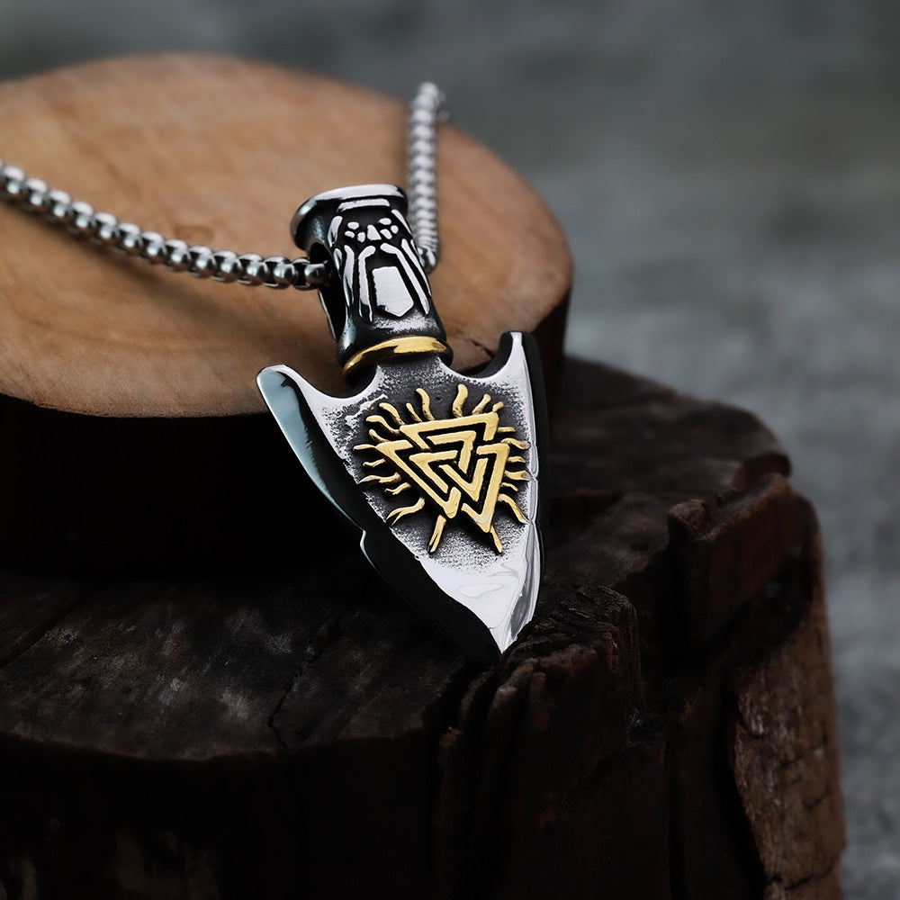 Norway Nordic Viking Pendant Personalized Men's Necklace