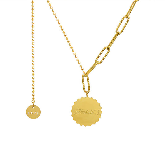 18K Gold Plated Tassel Necklace - Elegant Women's Jewelry